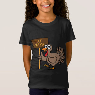 Essen Pizza Funny Turkey Protest Erntedank Holida T-Shirt