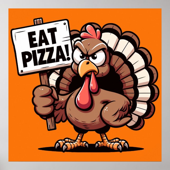 Essen Pizza Turkey Poster (Vorne)