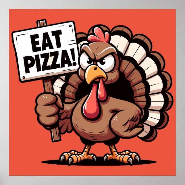 Essen Pizza Turkey Poster (Vorne)
