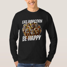 Essen Popcorn glücklich sein