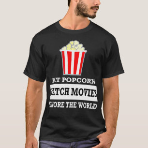 Essen Popcorn Sehen Filme Ignorieren der Welt - Fi T-Shirt