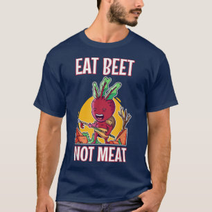 Essen Rübe nicht Fleisch Gemüsefreund vegan vegeta T-Shirt