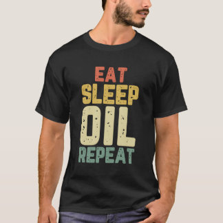 Essen Schlaf ätherisches Öl Wiederholung Aromather T-Shirt