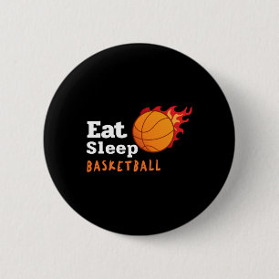 Essen Schlaf Basketball Button