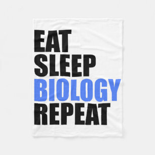 Essen Schlaf Biologie Wiederholen Biologe Professo Fleecedecke