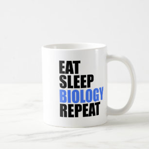 Essen Schlaf Biologie Wiederholen Biologe Professo Kaffeetasse