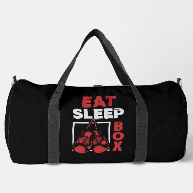 Essen Schlaf Box Duffle Bag (Vorderseite)