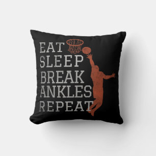 Essen Schlaf Break Ankles Wiederholen Basketball S Kissen