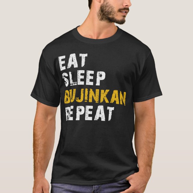 Essen Schlaf Bujinkan T-Shirt (Vorderseite)