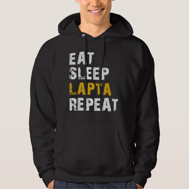 essen Schlaf Lapta Hoodie (Vorderseite)