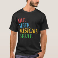 Essen Schlaf Musicals Wiederholen Broadway-Theater
