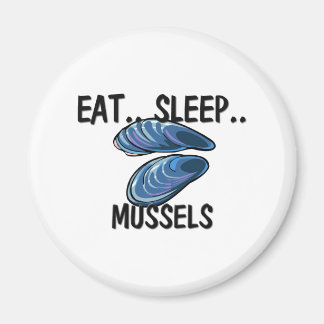 Essen Schlaf MUSSELS Magnet