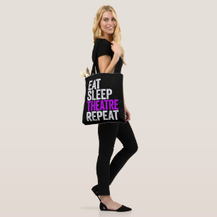 Essen Schlaf Theater Wiederholen Tasche