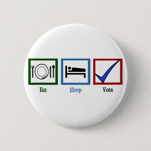 Essen Schlafabstimmung Button