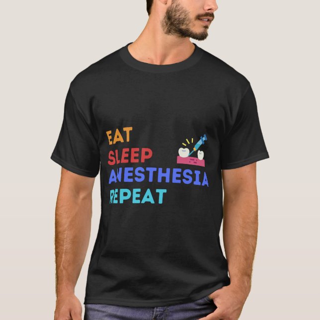 ESSEN SCHLAFANÄSTHESIE WIEDERHOLEN - T - Shirt ANE (Vorderseite)