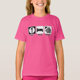 essen schlafen Bericht T-Shirt
