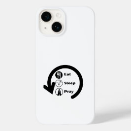 essen schlafen beten wiederholen Case-Mate iPhone 14 hülle