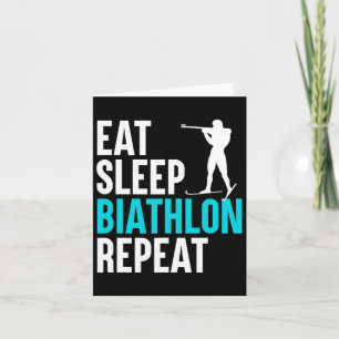 Essen Schlafen Biathlon Wiederholen - Skifahren Sl Karte