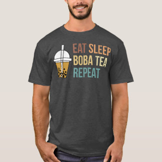 Essen Schlafen Boba Tea Wiederholen Blase Tee 879