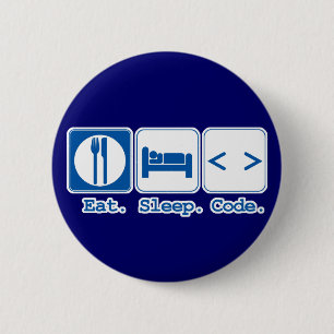 essen schlafen code (html) button