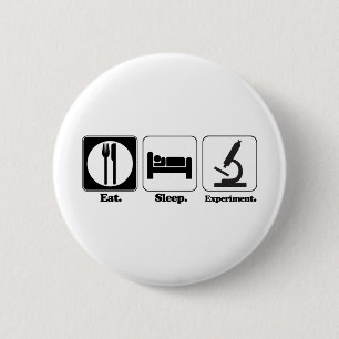 essen schlafen experimentieren button