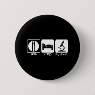 essen schlafen experimentieren button
