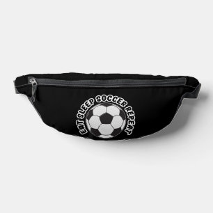 essen schlafen Fußball wiederholen  Bauchtasche