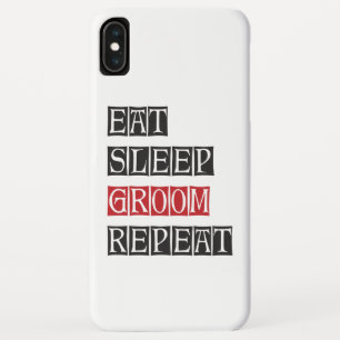 Essen schlafen Groom Wiederholung Case-Mate iPhone Hülle