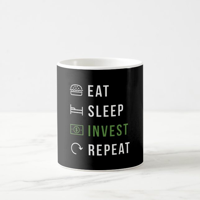 Essen schlafen investieren kaffeetasse (Mittel)