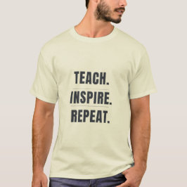 Essen Schlafen Mathe Unterrichten Wiederholen Lust T-Shirt