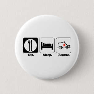 essen schlafen retten button