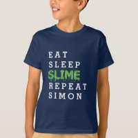 Essen, schlafen, schlucken, gooey T - Shirt wieder