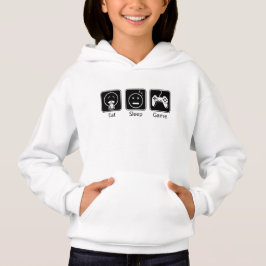 Essen, schlafen, Spiel Hoodie