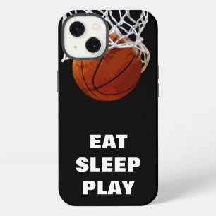 Essen Schlafen Spielen Basketball Motivierend iPhone Hülle