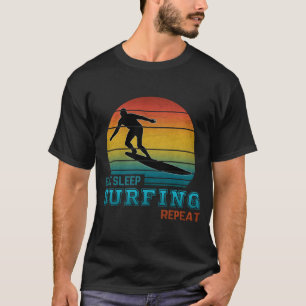 Essen Schlafen Surfen Wiederholen Port Authority®  T-Shirt