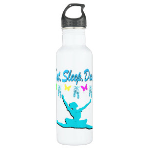 ESSEN, SCHLAFEN, TANZBALLERINA DESIGN EDELSTAHLFLASCHE
