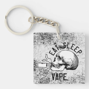 Essen. Schlafen. Vape. Pro Vaping T - Shirt Schlüsselanhänger