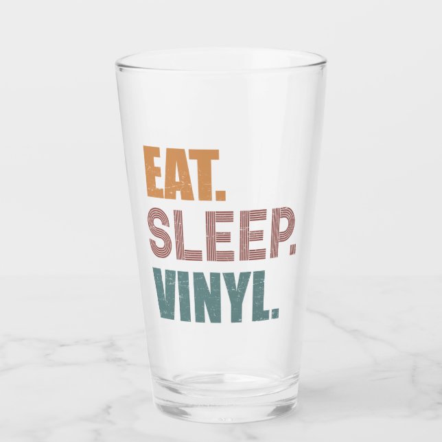 Essen. Schlafen. Vinyl. Glas (Vorderseite)