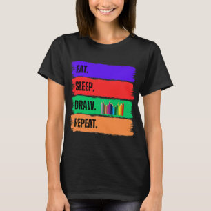 ESSEN. SCHLAFEN. ZIEHEN. WIEDER VON VORNE. T-Shirt