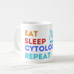ESSEN SCHLAFEN ZYTOLOGIE WIEDERHOLEN - #lablife Ka Kaffeetasse