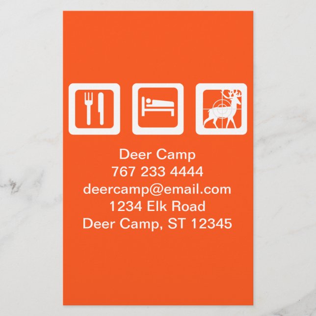 Essen Schlafsuche Briefpapier (Vorderseite)