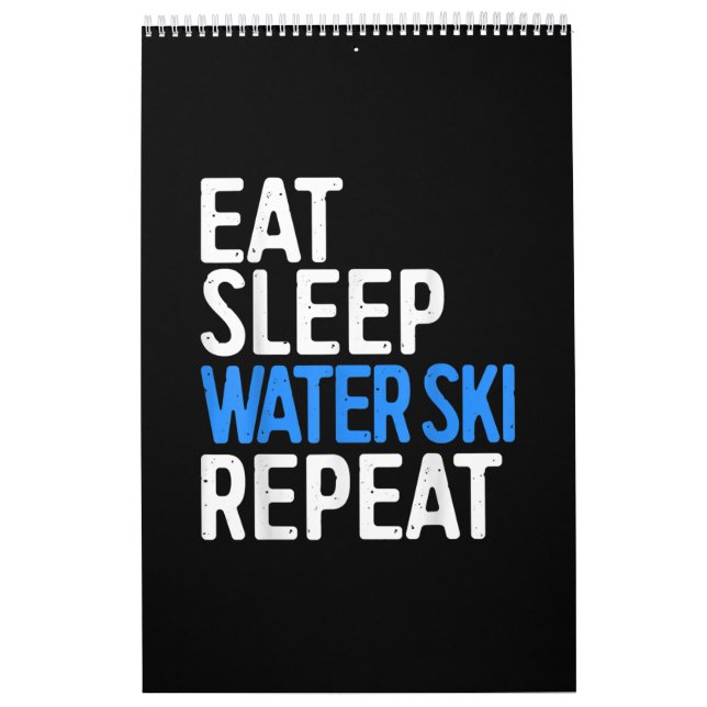 Essen Schlafwasser Skifahren Wiederholung Wassersk Kalender (Titelbild)