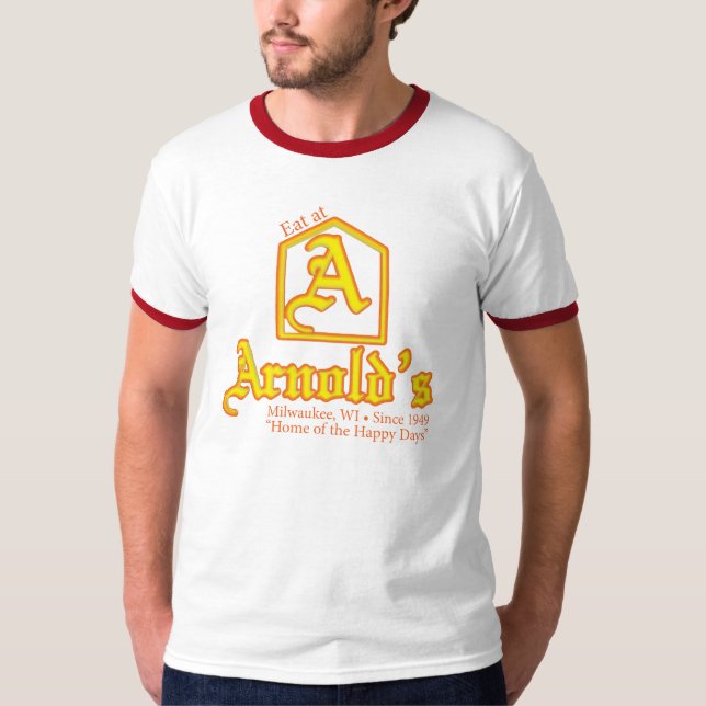 Essen Sie bei Arnold T-Shirt (Vorderseite)