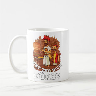 Essen Sie den reichen Doner Döner Kaffeetasse