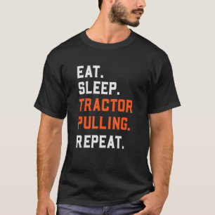 Essen Sie den Traktor-Traktor für Wiederholung des T-Shirt