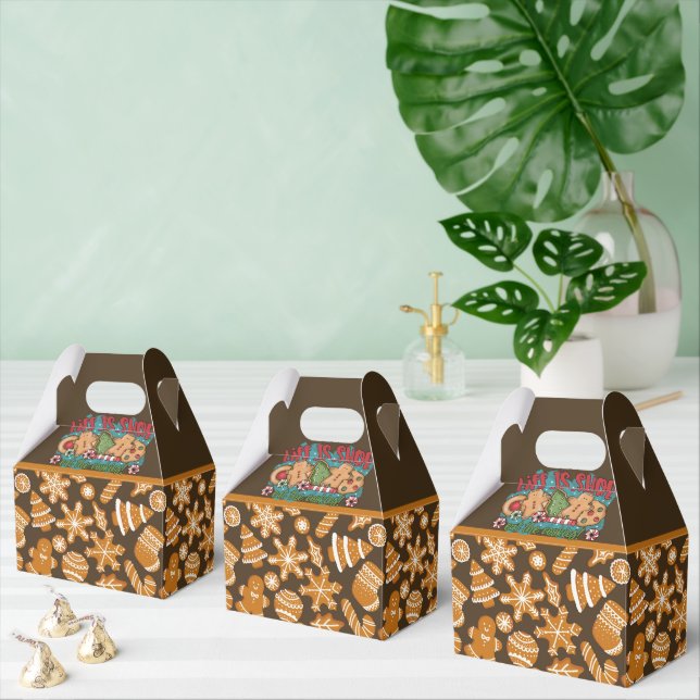 Essen Sie die Ferienkekse Geschenkschachtel (Zahlreiche)