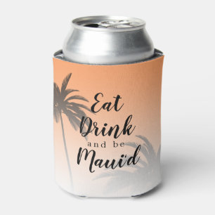Essen Sie Dink Be Mauid Monogram Tropical Beach We Dosenkühler
