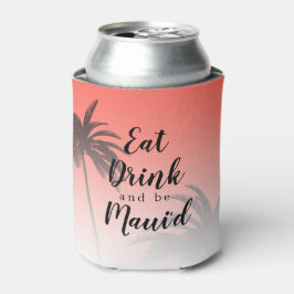 Essen Sie Dink Be Mauid Monogram Tropical Beach We Dosenkühler