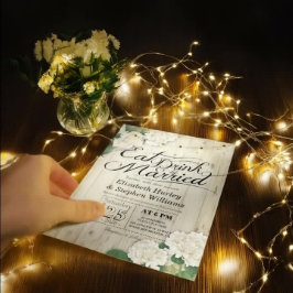ESSEN SIE Drink & seien Sie Verheiratet Hochzeitsb Einladung