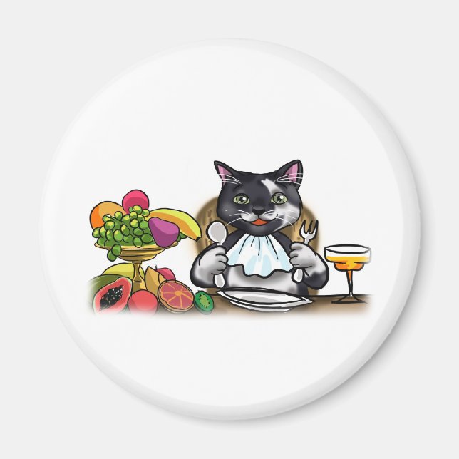 Essen Sie gesunde Mahlzeiten Magnet (Vorne)